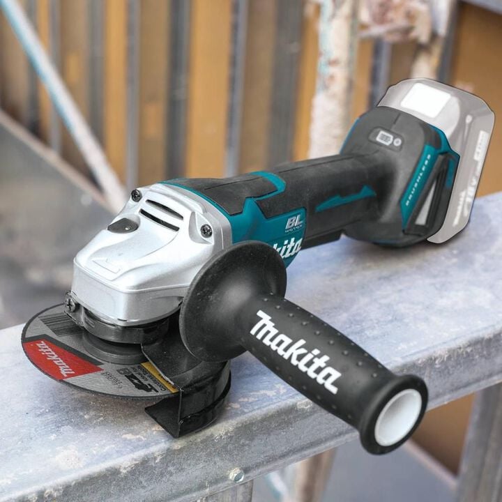 Makita 18V LXT 4-1/2 / 5in Paddle Switch Cut-Off/Angle Grinder with Electric Brake (Bare Tool), large image number 13