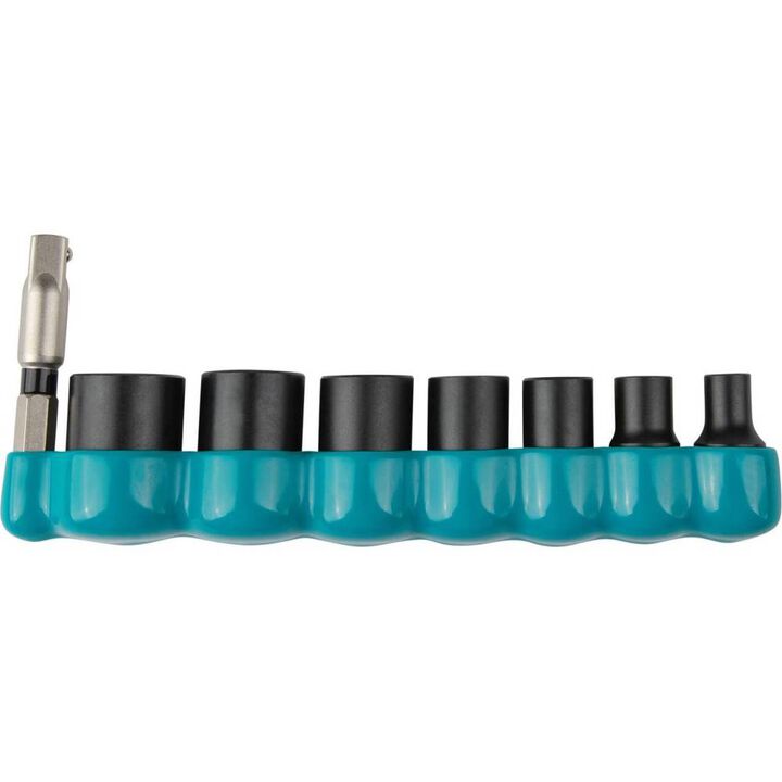 Makita Impact XPS 1/4in SAE Impact Socket Set 8pc