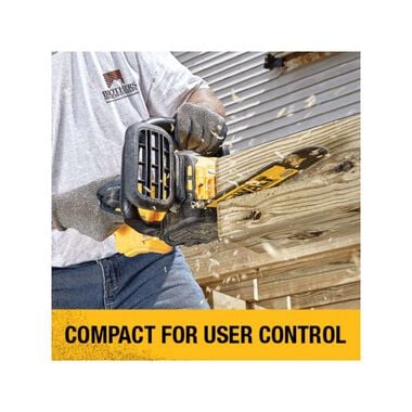DEWALT 20V MAX Compact Brushless Cordless Chainsaw (Bare Tool), large image number 4