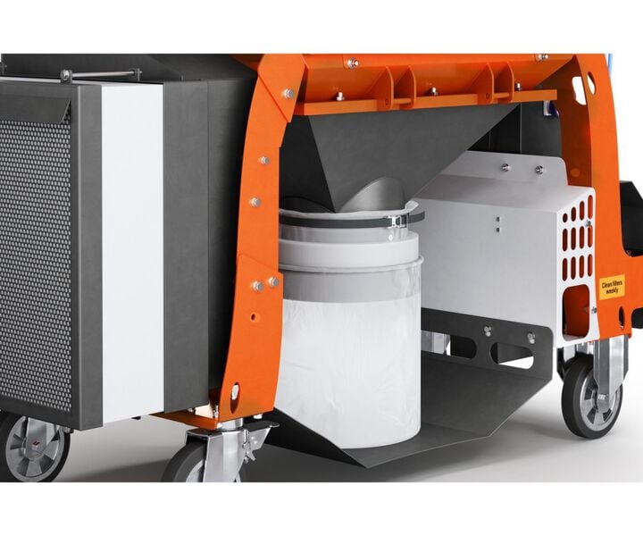Husqvarna Construction Blastrac DC 655 8.3HP 5437 CFM Electric Industrial Dust Collector Reconditioned, large image number 4