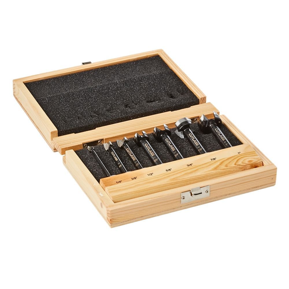 Commander Tool Steel Forstner Bit Set in Wooden Box 7 Pieces, large image number 3