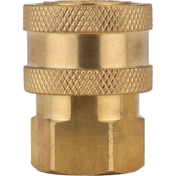 Milton 1/4 Inch Female Straight Thru Quick Coupler, large image number 3