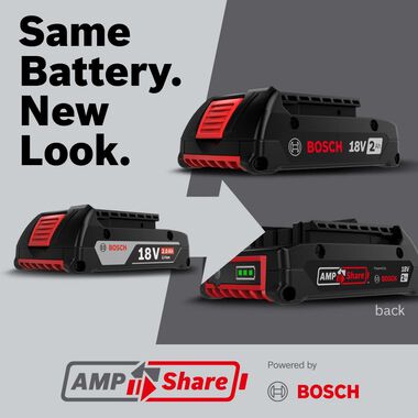 Bosch 18 V Lithium-Ion 2.0 Ah SlimPack Battery, large image number 4