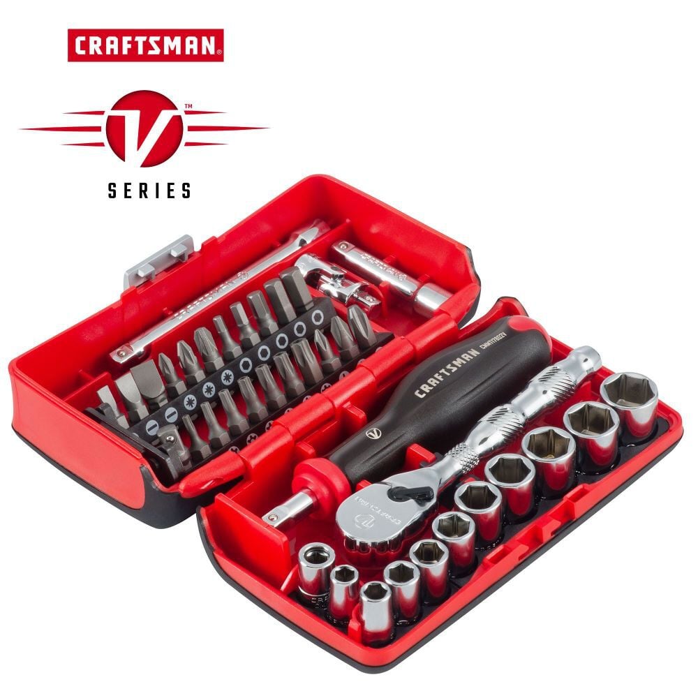 CRAFTSMAN V-Series 1/4 Inch Drive Metric 6-Point Tool Set