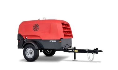 Chicago Pneumatic CPS185 Portable Tow Behind Air Compressor & Cold Weather Kit