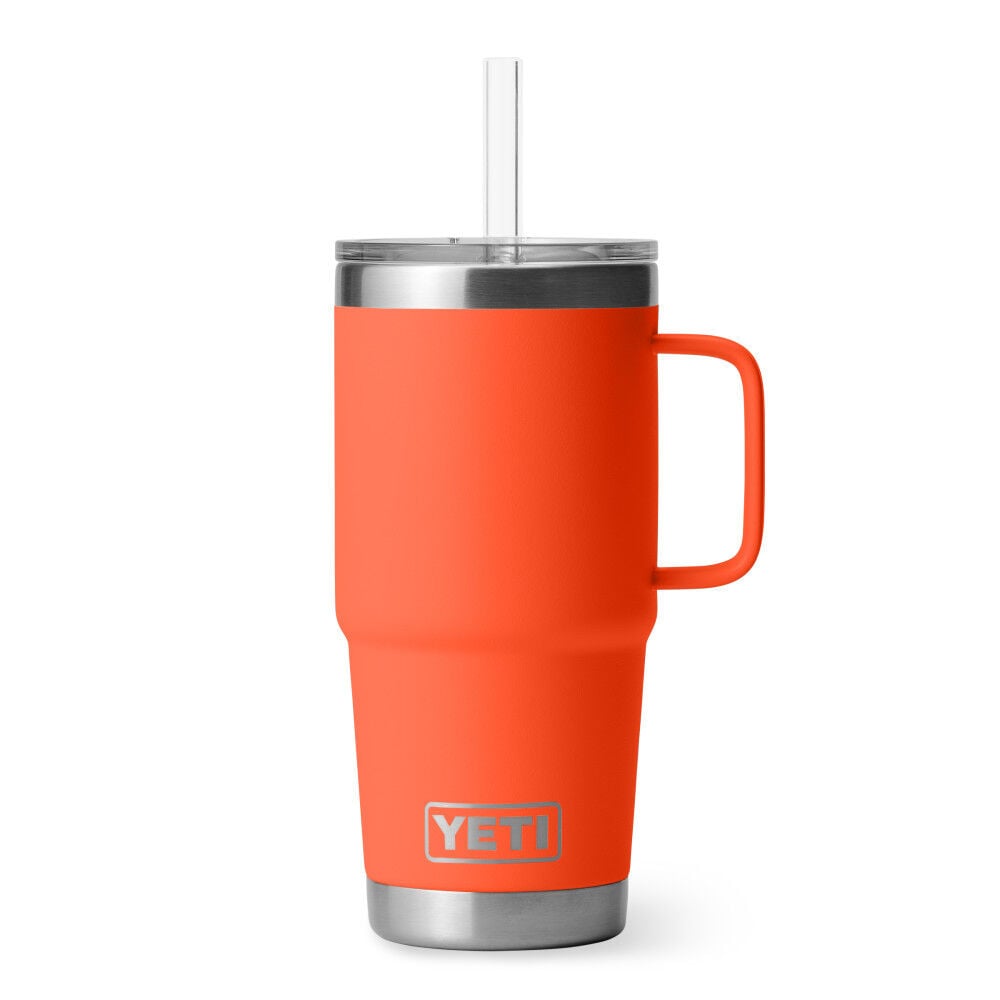 YETI Rambler 25 Oz Straw Mug with Straw Lid Papaya – 21071504860