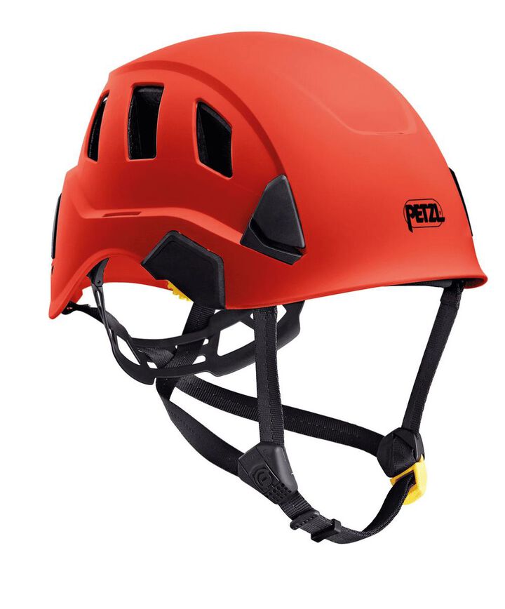 Petzl Strato Vented Type 1 Class C Safety Helmet White Red