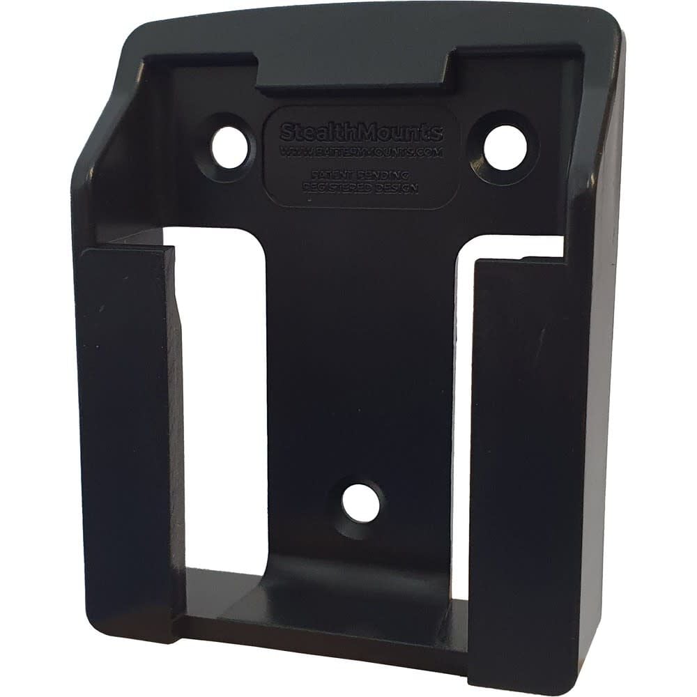 Stealthmounts ABS Plastic Battery Mount for Hercules 20V, Black, 6 Pieces – BM-HE20-BLK-6