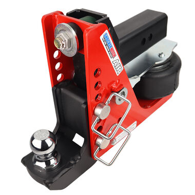 Shocker Hitch 12K 2.5 Inch Air Receiver Hitch & Drop Ball Mount 2 Inch Hitch Ball