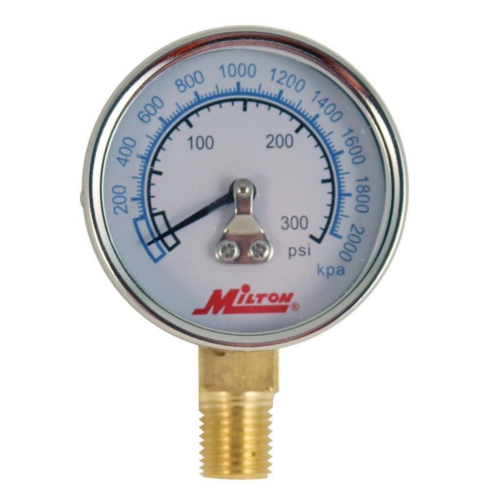 Milton High Pressure Gauge 1/4 In. NPT - 1195