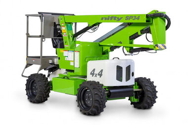 Niftylift 33.5' Boom Lift Self-Propelled 4WD with Telescopic Upper Boom - Diesel/Battery, large image number 1