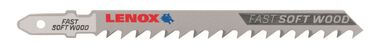 Lenox 4in T-shank Jigsaw Blade 5pk