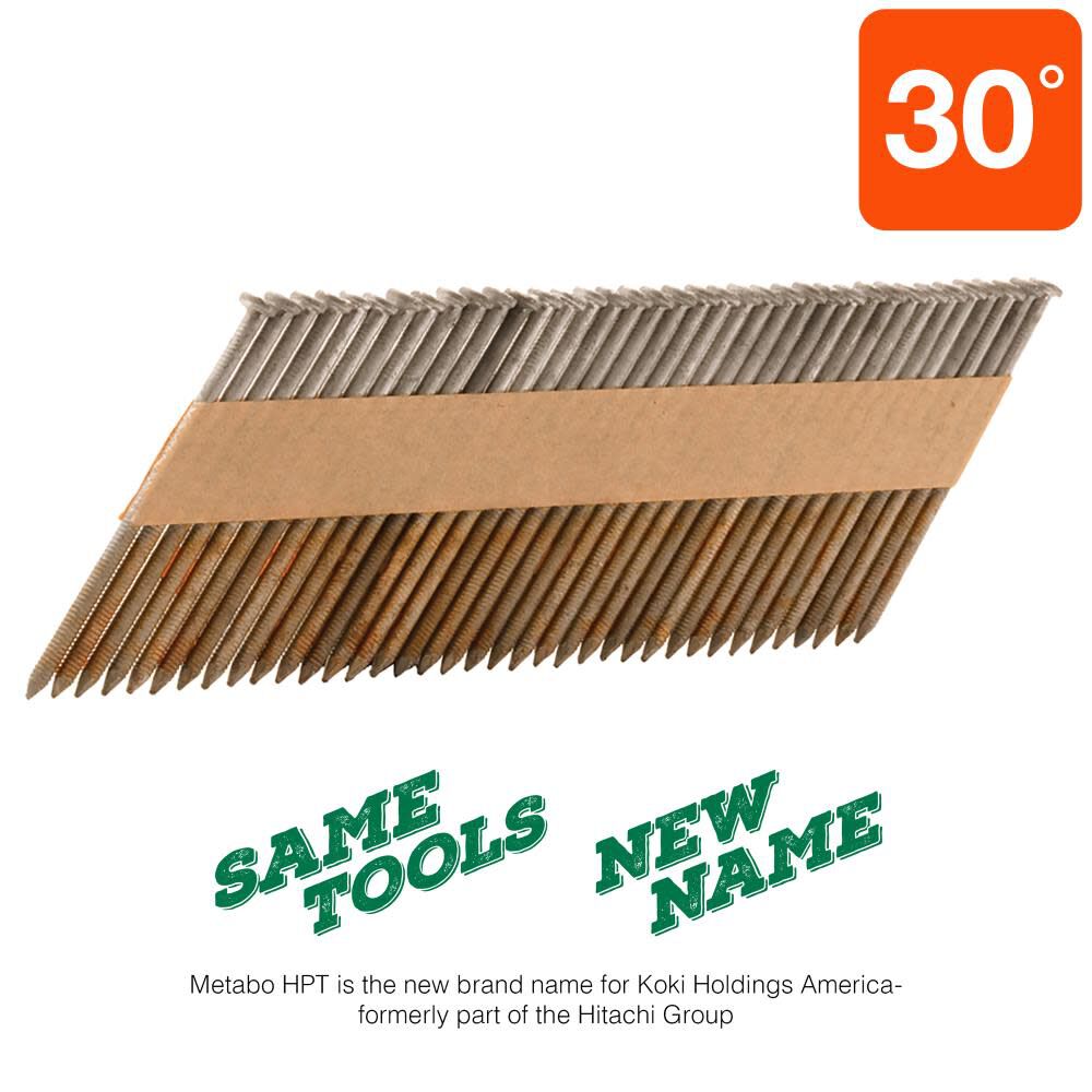 Metabo HPT 3in Clipped Head Paper Tape Nails 2000qty, large image number 4