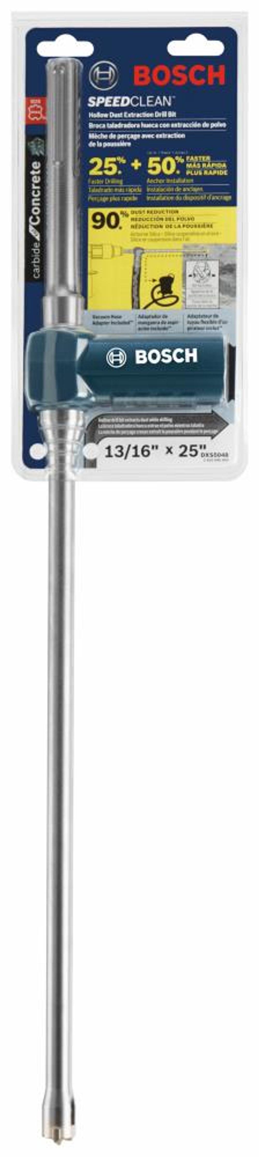 Bosch 13/16 Inch x 25 Inch SDS-max Speed Clean Dust Extraction Bit, large image number 5