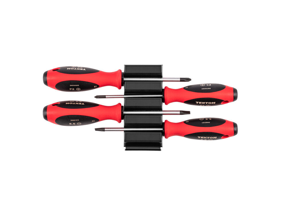 Tekton Phillips and Slotted Screwdriver Set with Organizer #1-#2 5.5-6.5 mm, large image number 1
