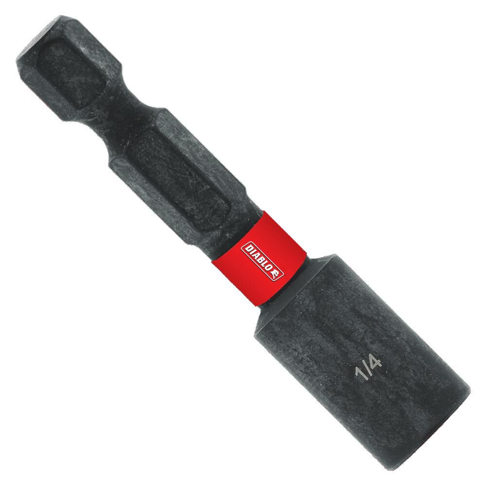 Diablo Tools 1/4in x 1-7/8in Magnetic Nut Setter, large image number 1
