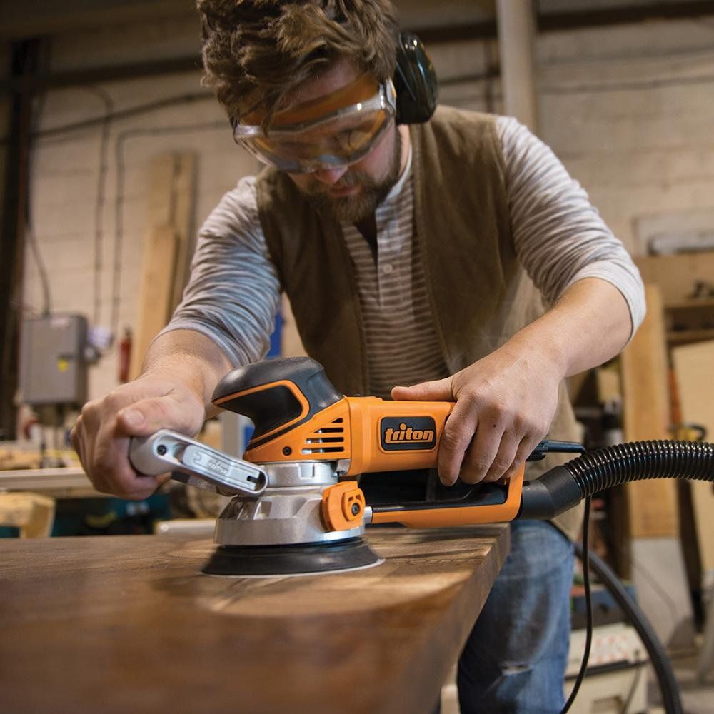 Triton Power Tools Geared Eccentric Orbital Sander, large image number 8