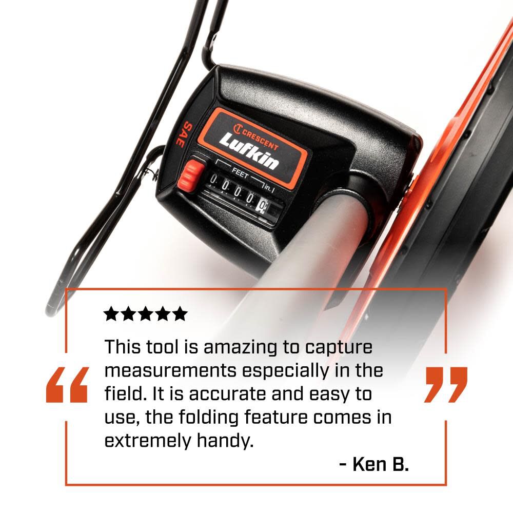 Crescent Lufkin 12in Professional SAE Measuring Wheel PSMW48N Acme Tools