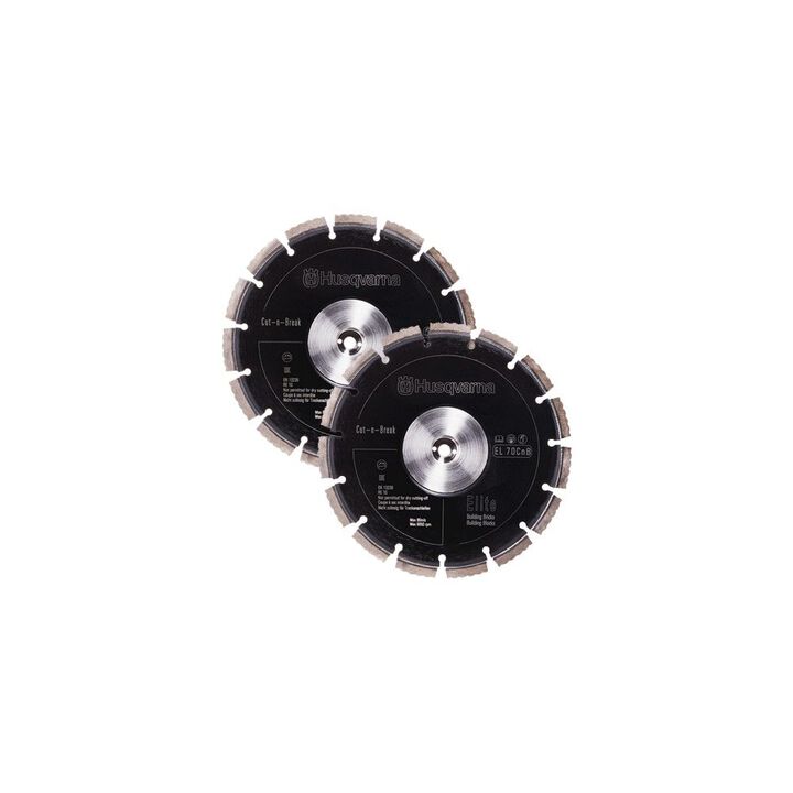 Husqvarna Construction EL 10 CnB 9 Inch Gold Diamond Blade for Concrete and Hard Materials, large image number 1