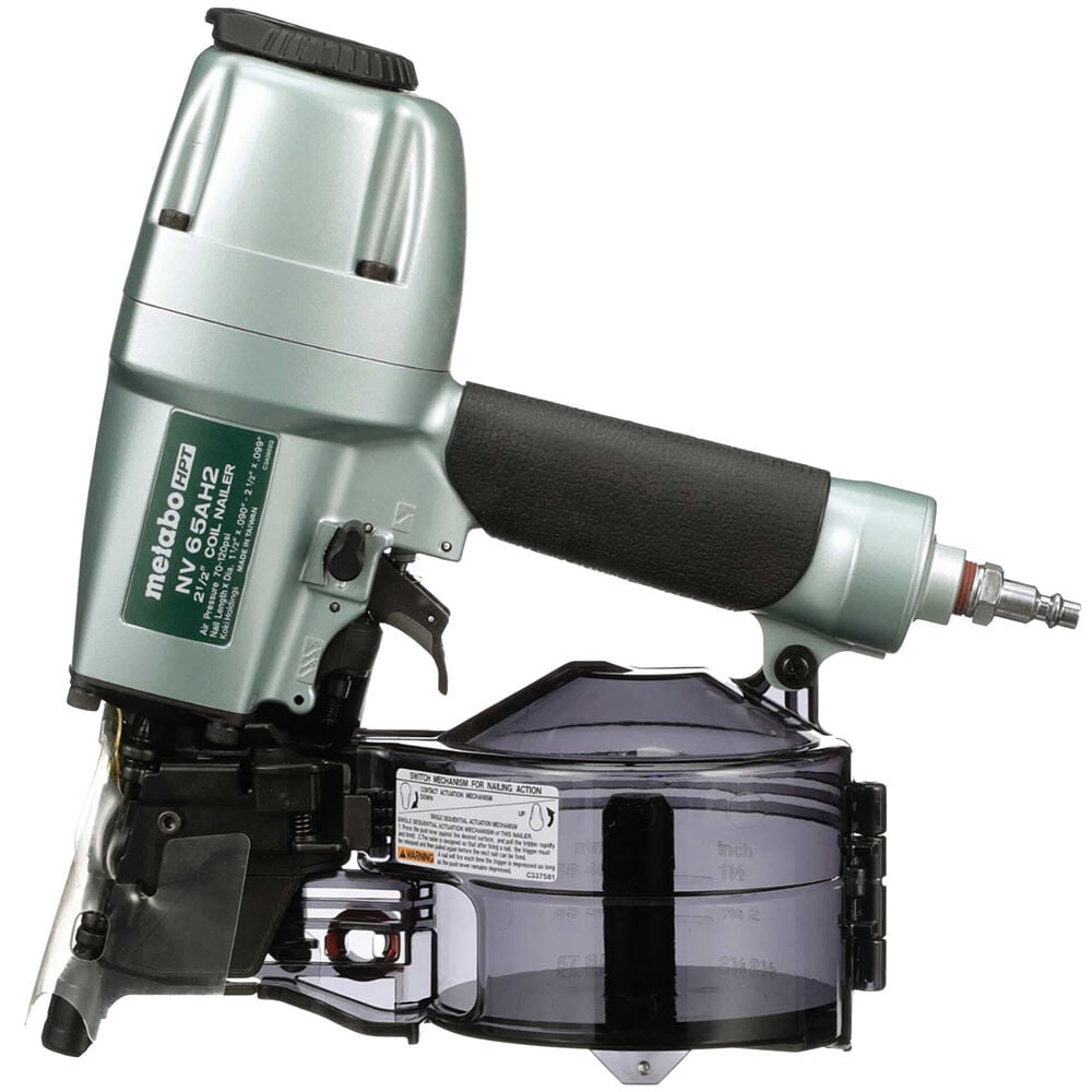 Metabo HPT 2-1/2In Coil Siding Nailer NV65AH2M - Acme Tools