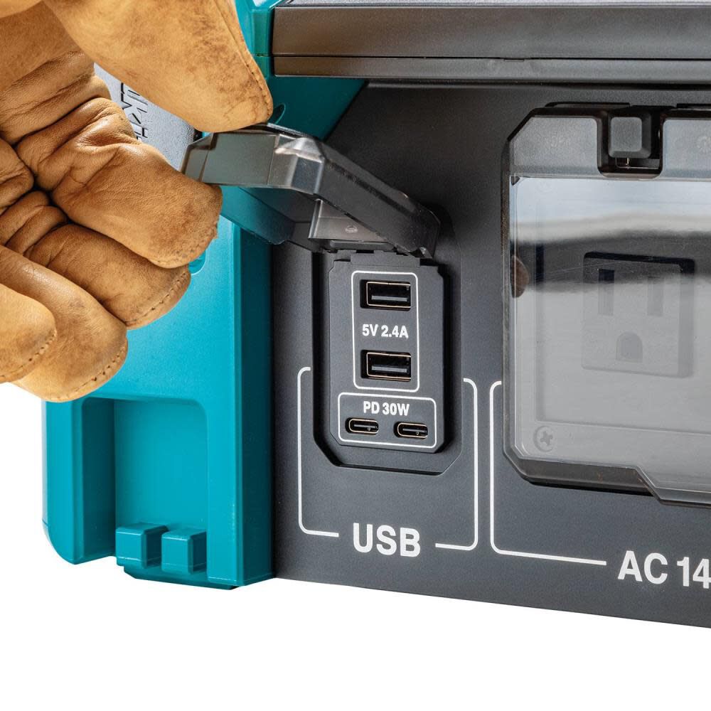 Makita portable power station top