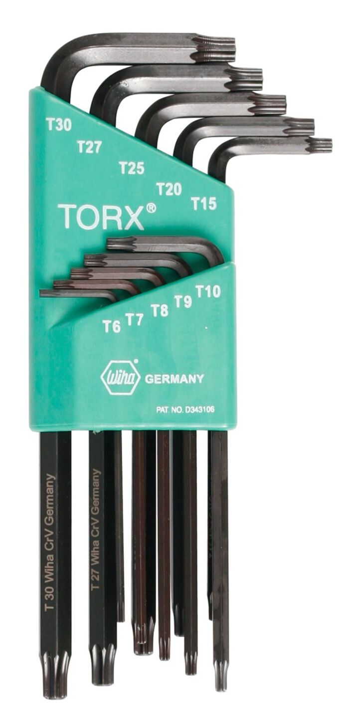 Wiha MagicSpring Torx L-Key Set 10 Pieces