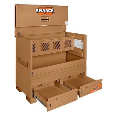 Knaack Model 89-D 43.8 Cu-Ft. Tan Steel Piano Box with KL (Padlock)