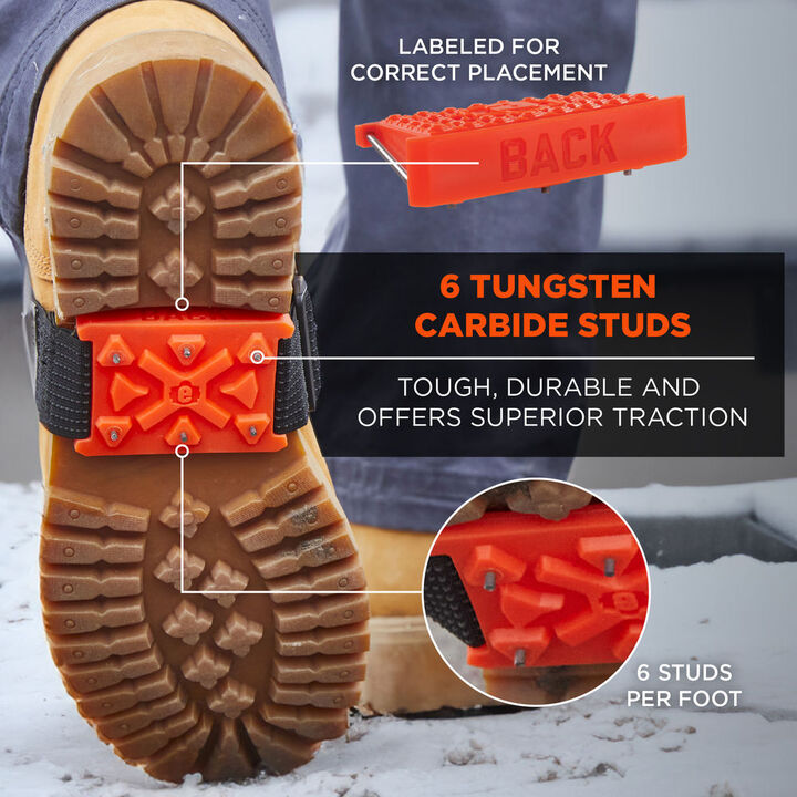 Ergodyne Ice Cleats for Mid-Sole Heeled Boot, large image number 1