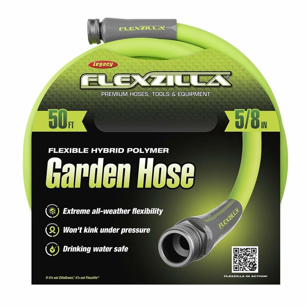Flexzilla 5/8in x 50' ZillaGreen Garden Hose with 3/4 GHT ends, large image number 2