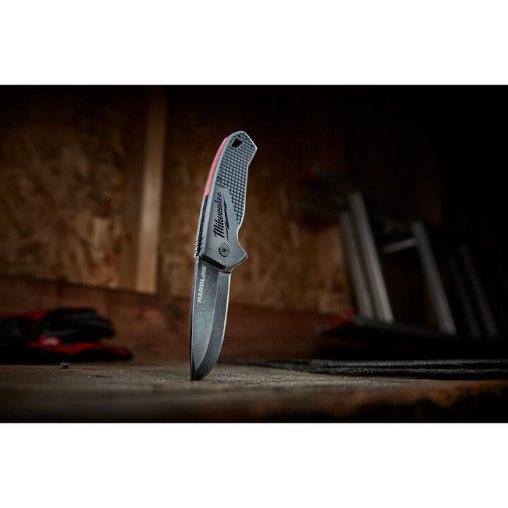 Milwaukee 3 in. HARDLINE Smooth Blade Pocket Knife, large image number 12