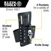 Klein Tools 4 Pocket Tool Pouch 6-1/2inx8-1/2in, small