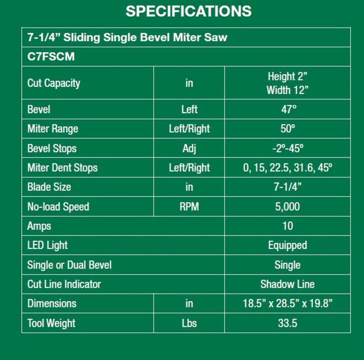 Metabo HPT 7 1/4 Inch Sliding Single Bevel Miter Saw, large image number 2