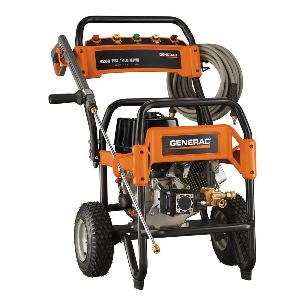 Generac psi gpm clearance commercial pressure washer