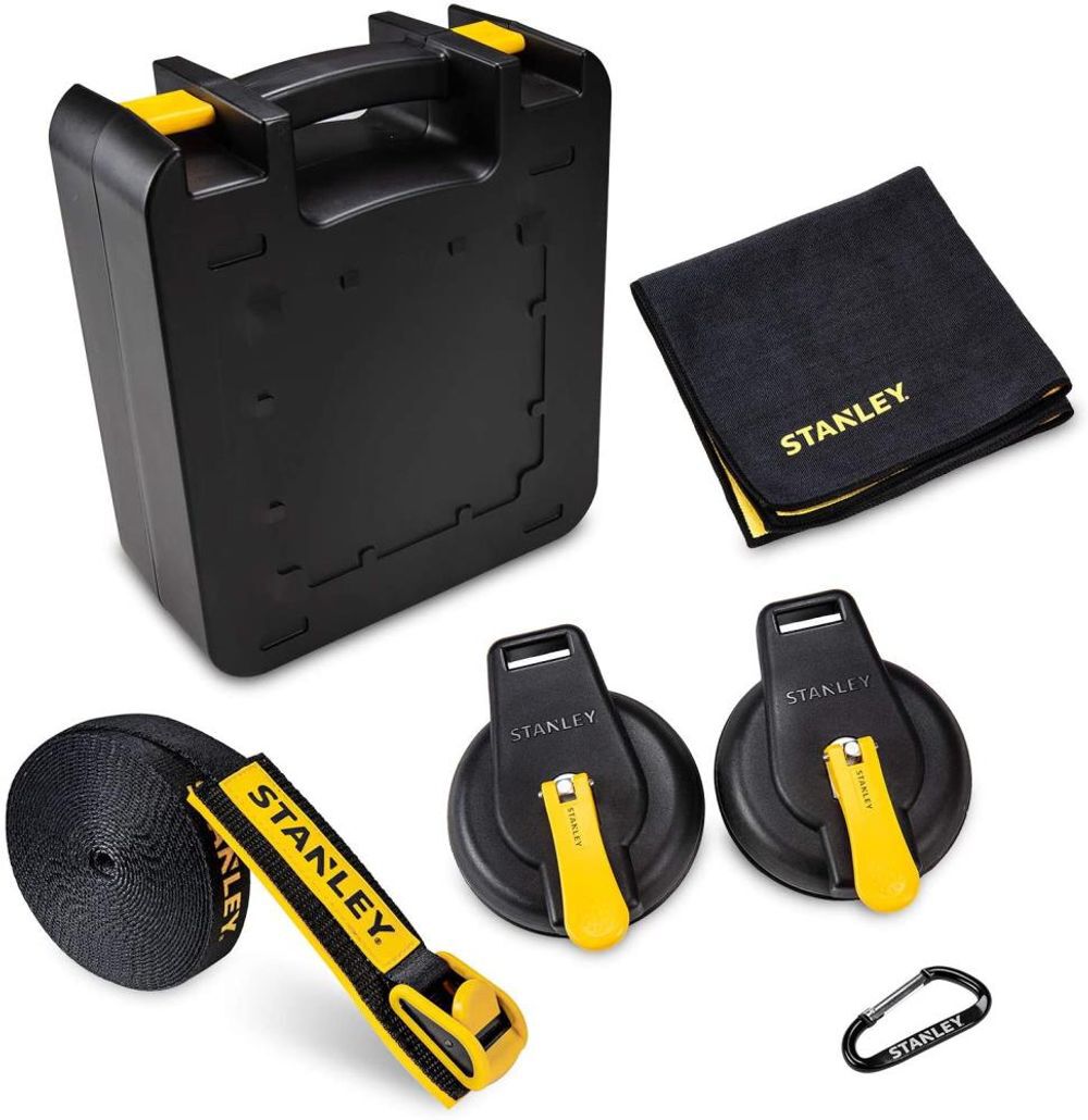 Stanley S4001 Suction Cup Tie Down Kit 400 lbs Capacity Heavy Duty, large image number 1