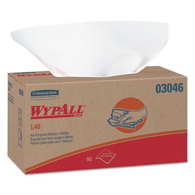 Wypall L40 Disposable Cleaning and Drying Towels - 1 Box of 90 Towels