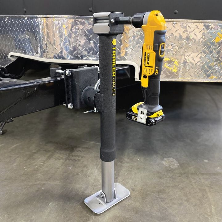 Trailer Valet JX 5000 lbs Side Mounted Drill Jack 14in Travel, large image number 1
