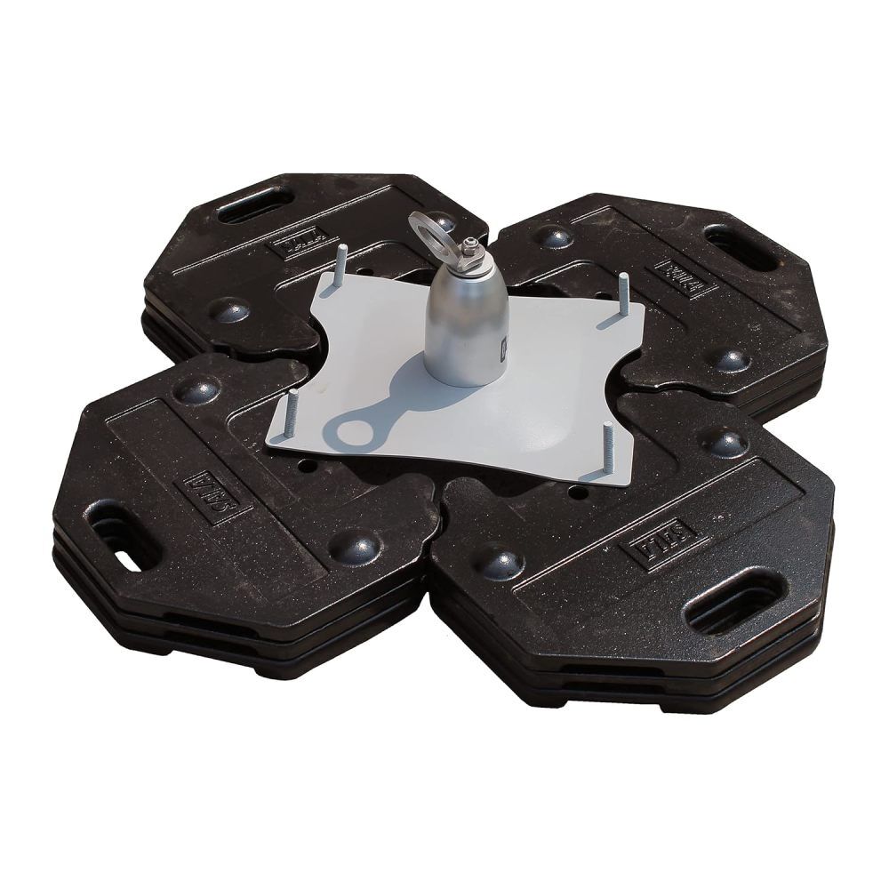 DBI Sala Steel Roof Top Freestanding Counterweight Anchor with 16 Plates, large image number 1