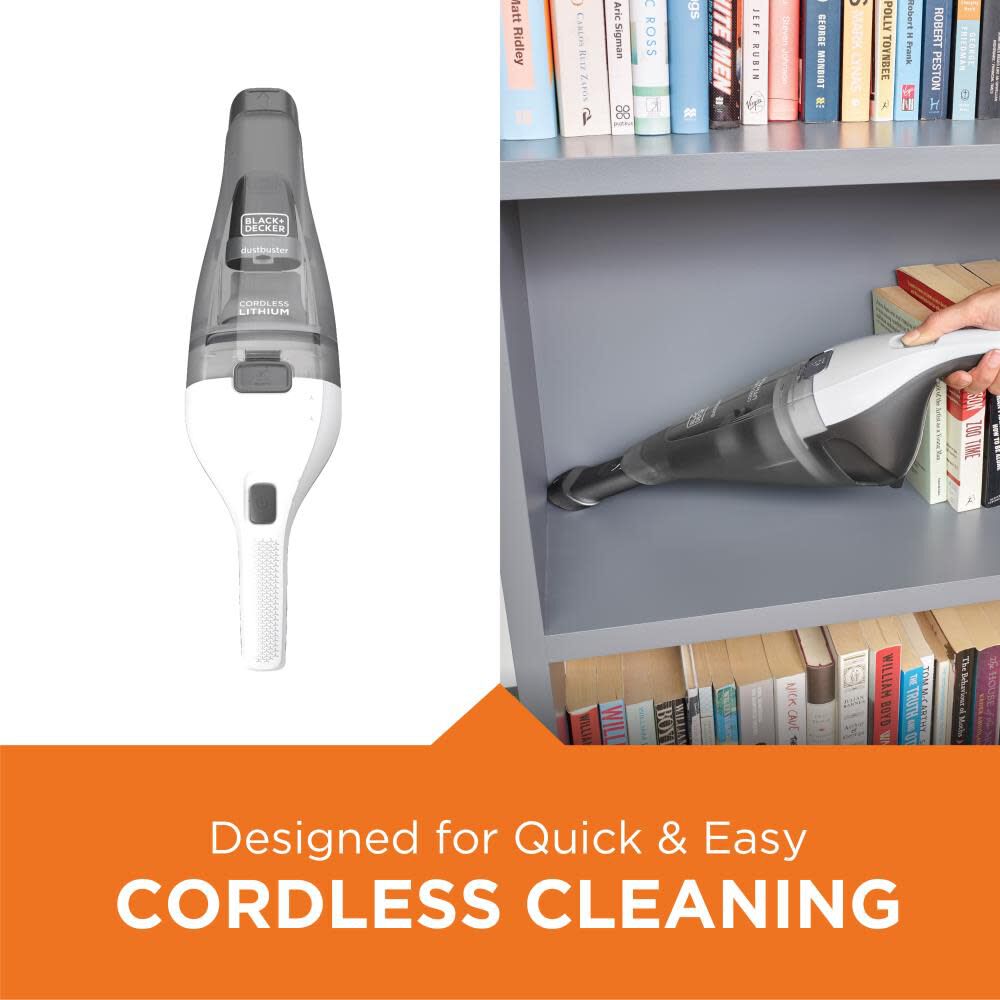 Black and Decker DUSTBUSTER Hand Vacuum White HNVC215B10 from Black and