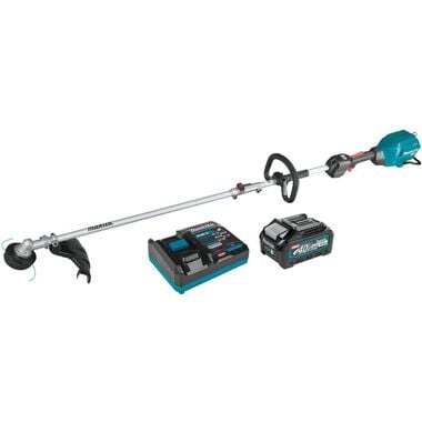 Makita 40V max XGT Couple Shaft Power Head Kit with 17in String Trimmer Attachment Brushless Cordless