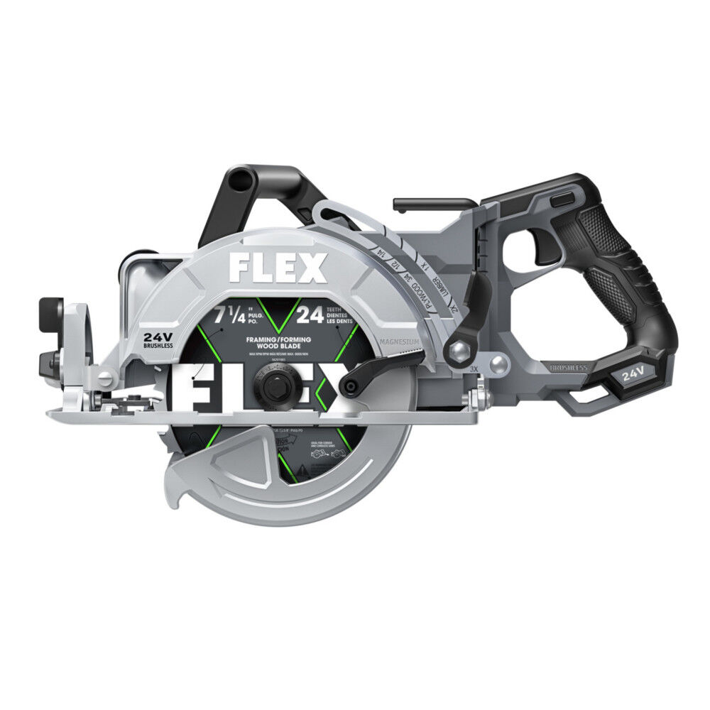 FLEX 24V 7 1 4in Circular Saw Rear Handle Stacked Lithium Bare