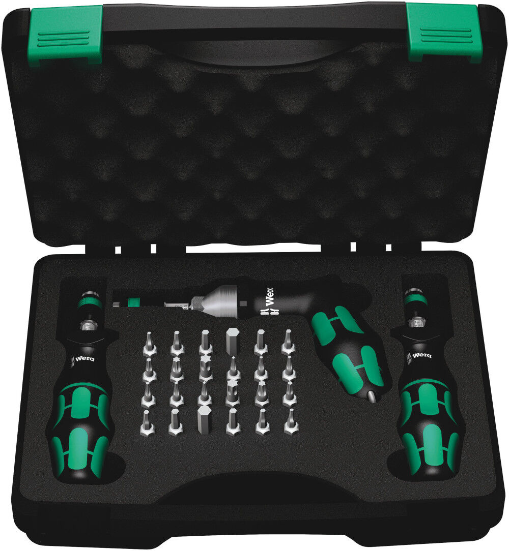 Wera Tools 7445/46/47 Kraftform Torque Screwdriver Set 27pc, large image number 1