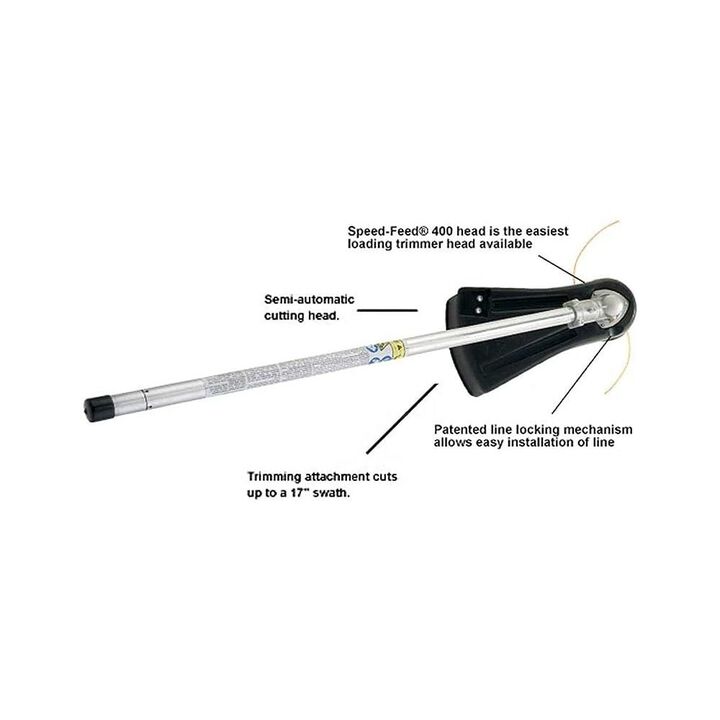 Echo PAS Trimmer Attachment 17in Speed Feed 400 Straight Shaft, large image number 2