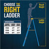 Werner 4 Ft Type I 250 LB Fiberglass Step Ladder, small image number 2
