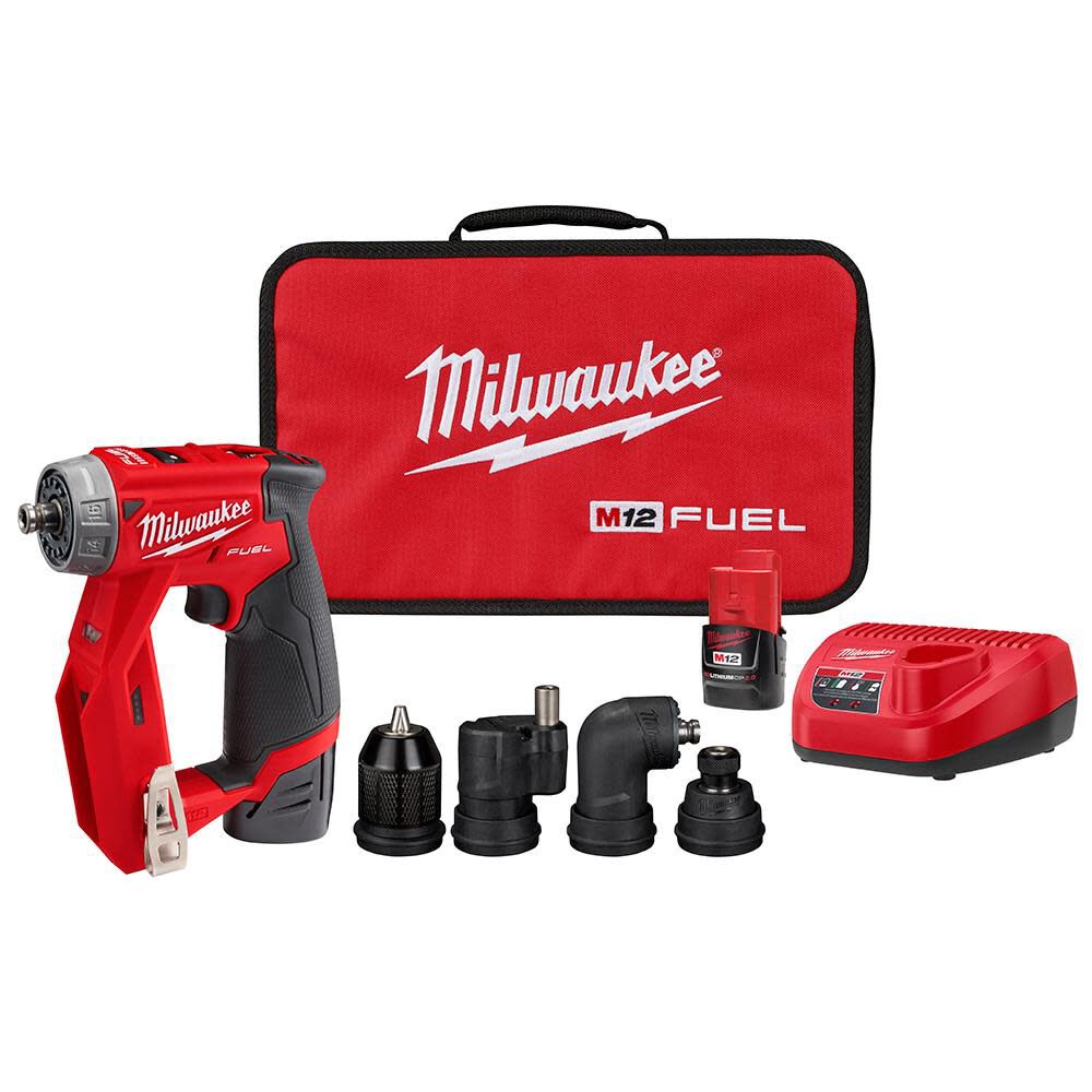 Milwaukee M12 FUEL Installation Drill Driver Kit 2505 22 Acme Tools