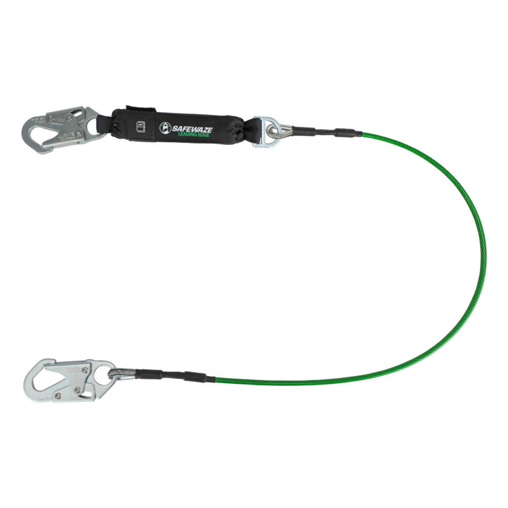 Safewaze Leading Edge 6 Ft. Energy Absorbing Lanyard: Snap Hook, large image number 1