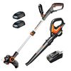 Worx 20V Power Share Trimmer and Blower Combo Kit, small image number 1