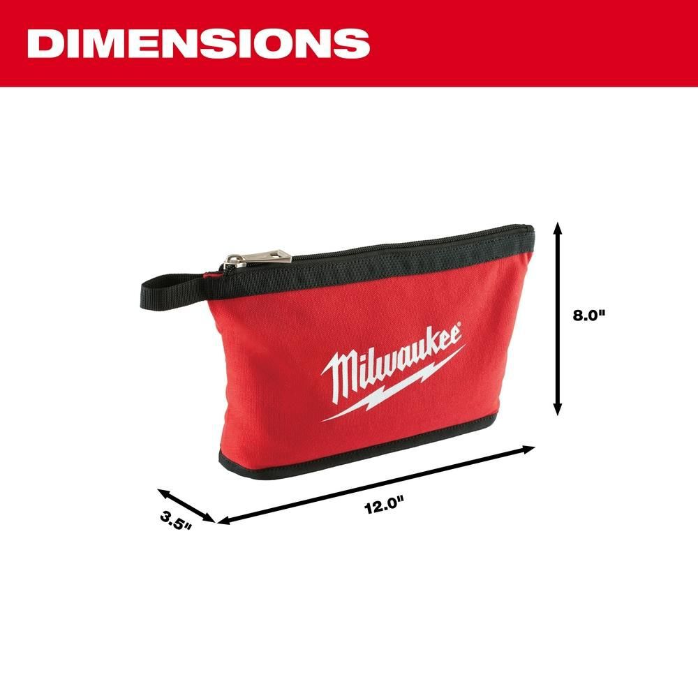 Milwaukee Zipper Pouch, large image number 3