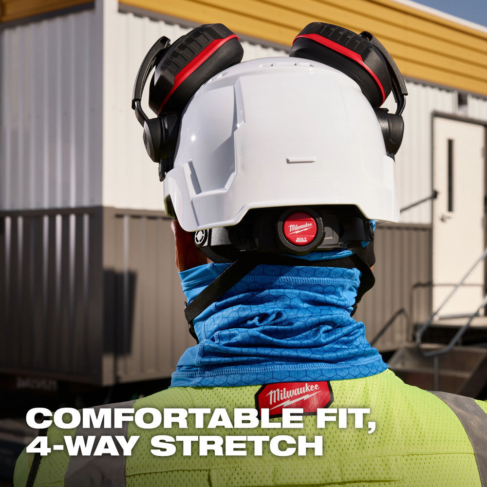 Milwaukee Cooling Neck Gaiter Blue, large image number 6