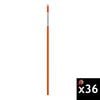 HY-KO 72 Inch Orange Plexiglass Driveway Safety Marker 36 Pieces, small image number 1