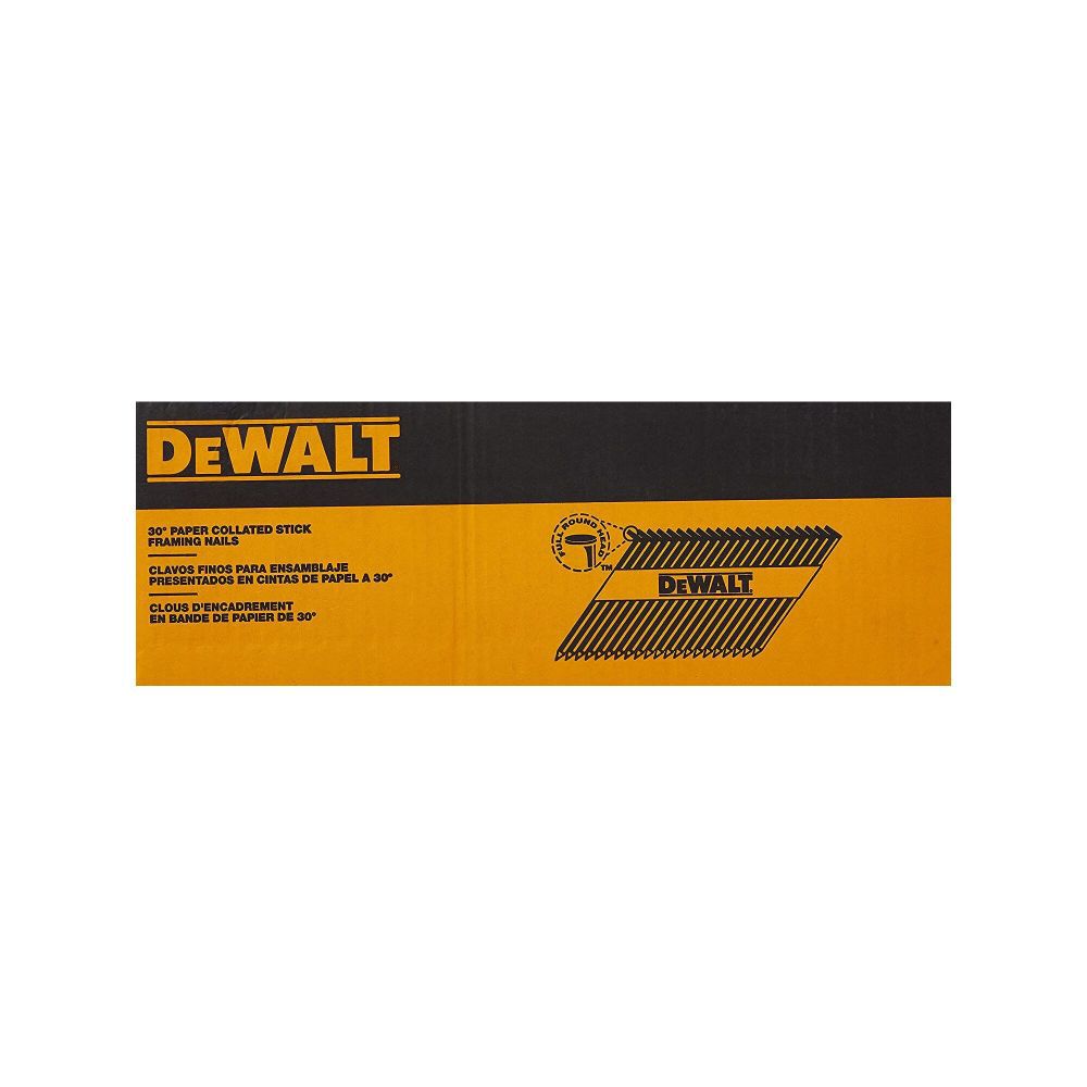 DEWALT 3in x .120in Paper Tape 30 Smooth Bright Off Set Round Head 2.5M, large image number 4